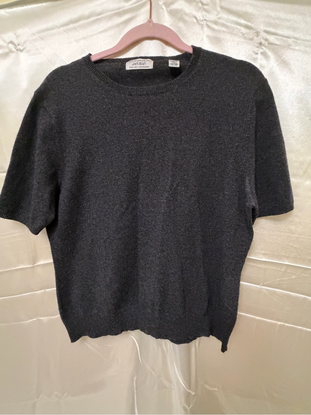 Vintage Lord & Taylor 100% Cashmere Two Ply Sweater Women’s XL Gray
